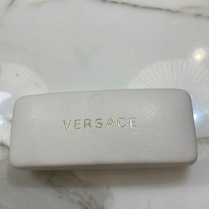 Versace Glasses/Sunglasses White Case—AUTHENTIC!  Good Preowned Condition